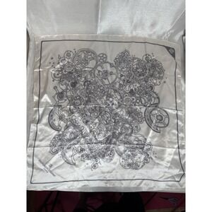 Frederique Constant Geneve Silk Scarf Watch Gear Design Luxury Accessory‎